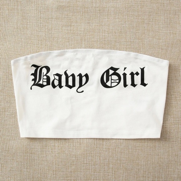 BABY GIRL Crop Tube Top *NEW* - Picture 6 of 8
